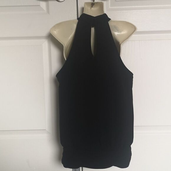 Adiva Ladies  Ruffle Pleated Top Black Small 🖤🖤 - Picture 4 of 16